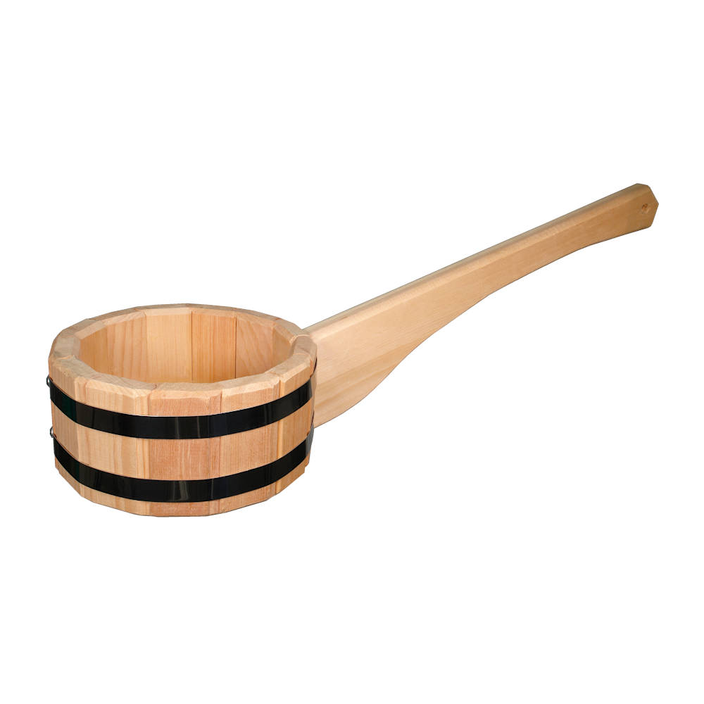 Ковш для бани из кедра 0,5 литра