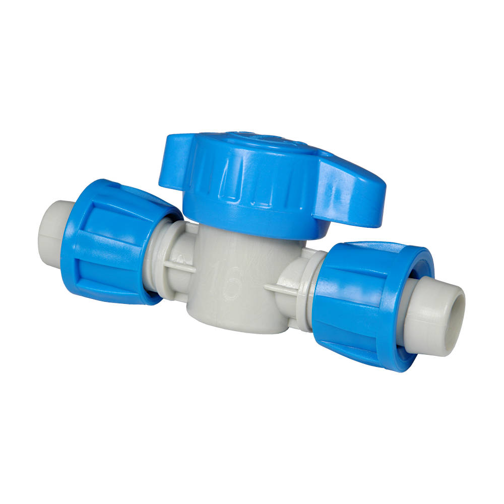 Кран 16мм для капельной ленты ARANGUL